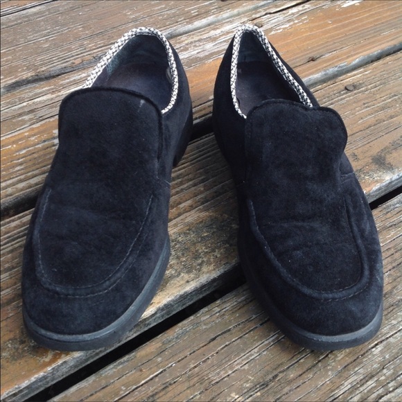 hush puppies loafers black